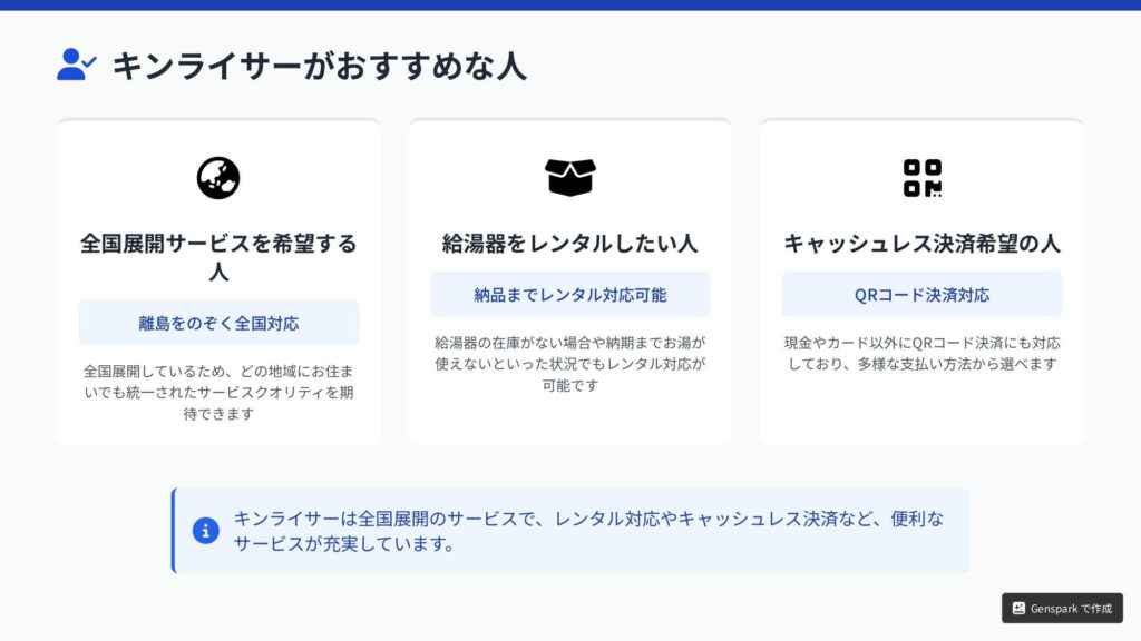 キンライサーがおすすめな人