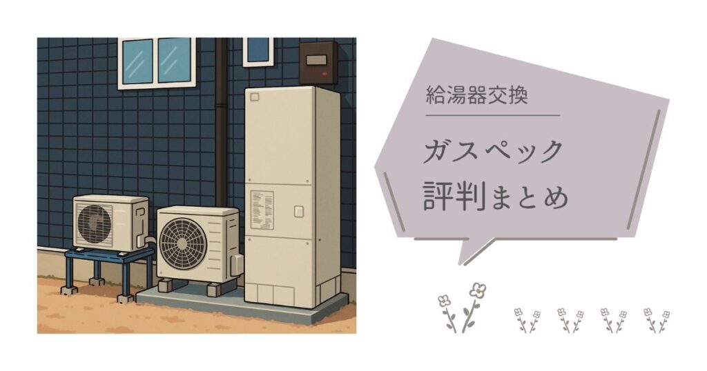ガスペック給湯器交換の評判まとめ!悪い口コミがなく好評か調査【エコキュート】